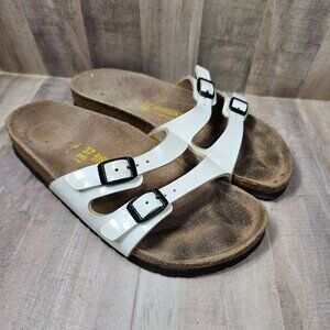 Birkenstock Womens Size 37 Ibiza Sandals Adjustable 2 Strap Slides Slip On Shoes